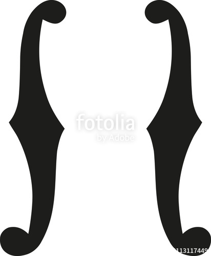 412x500 Violin F Hole Stock Image And Royalty Free Vector Files On