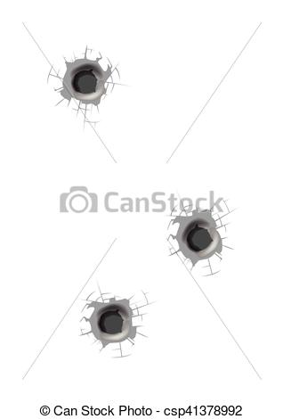 318x470 Bullet Hole.