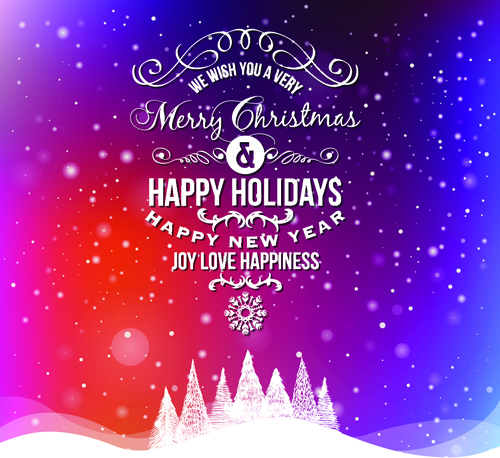 500x458 Winter Holiday Cards Vector Set Free Vector In Encapsulated