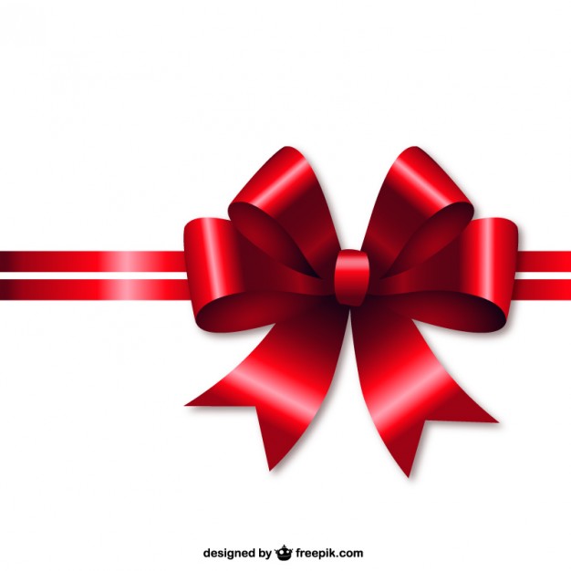 626x626 Red Christmas Ribbon Vector Free Download