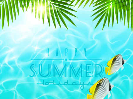 452x336 Beautiful Summer Holiday Vector Background Free Vector