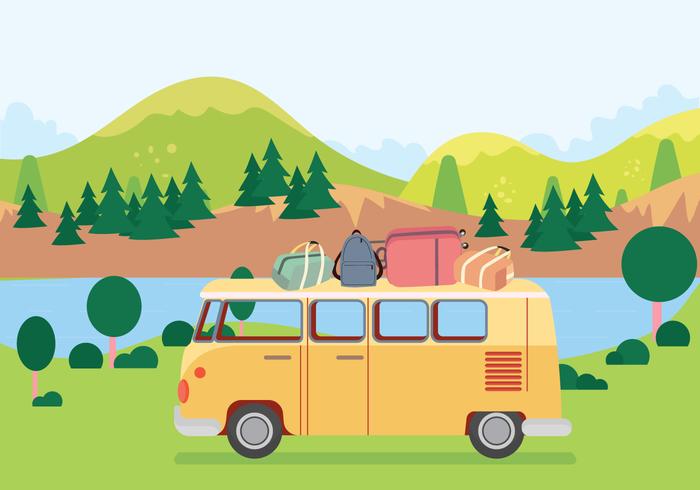 700x490 Family Lake Holiday Vector