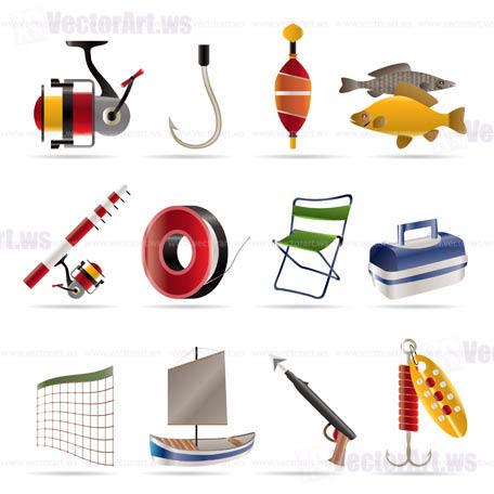 456x456 Fishing And Holiday Icons
