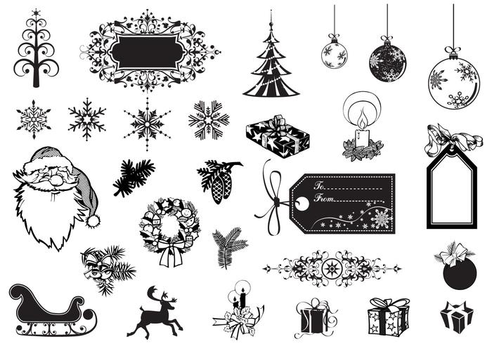 700x490 Holiday And Christmas Vector Pack