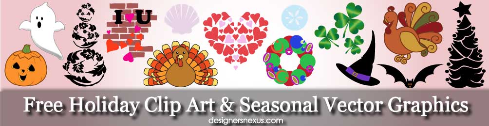 1004x260 Free Dowloads Holiday Clip Art Amp Seasonal Vector Graphics