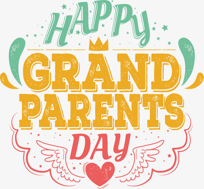 650x604 Grandpa Grandmother Happy Holiday, Vector Png, Color Art Word