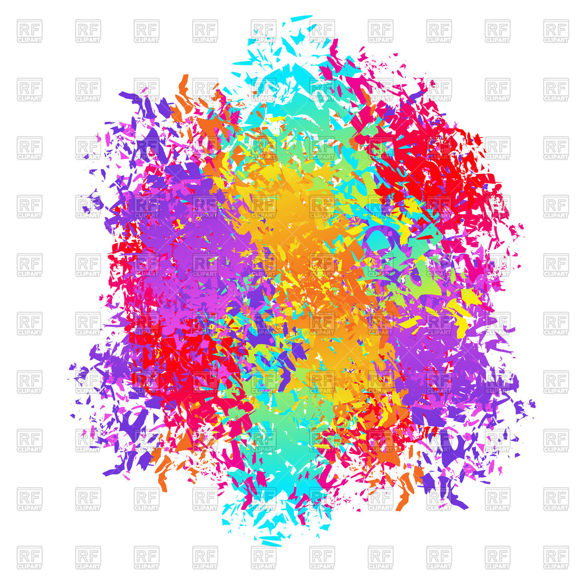 1200x1200 Holi Abstract Background. Spray And Brush Strokes. Festival Annual