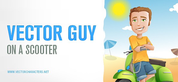 594x274 Holiday Vector Characters