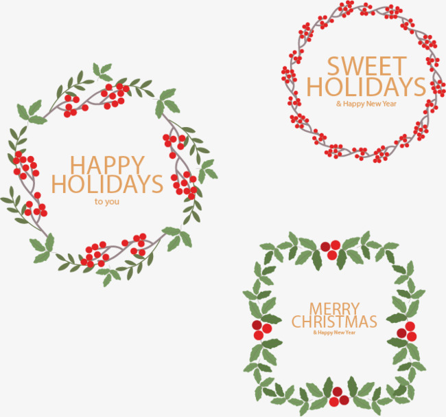 650x607 Vector Christmas Wreath, Christmas Vector, Wreath Vector, Vector