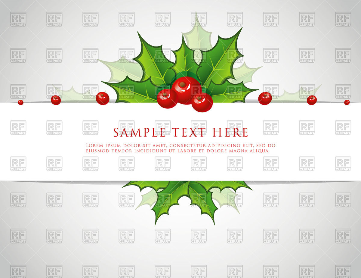 1200x923 Holly Berry Branch