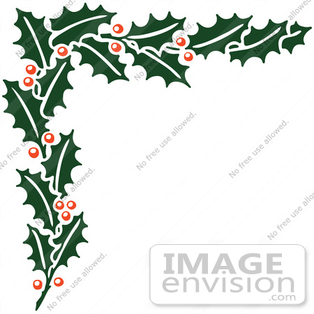 450x450 Christmas Corner Border Clipart