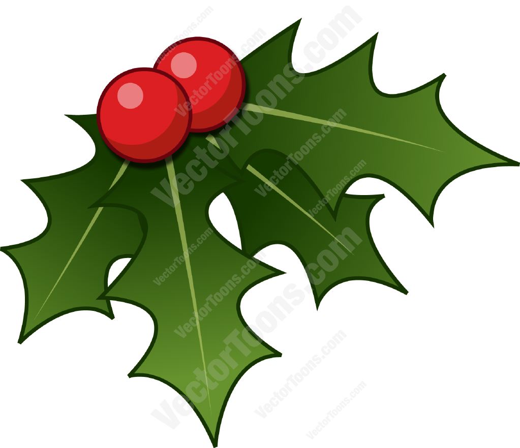 1023x882 Christmas Holly Clipart By Vector Toons
