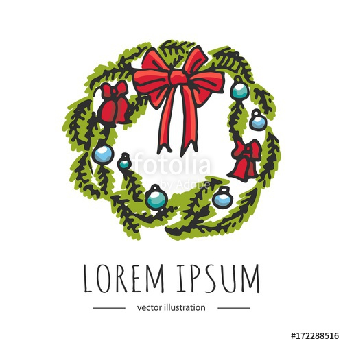 500x500 Hand Drawn Doodle Merry Christmas Related Icon