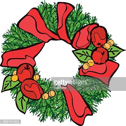 416x416 Christmas Vector Round Premium Clipart