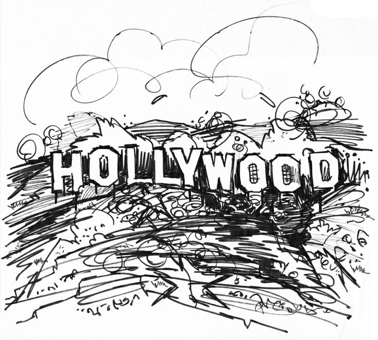 736x662 Los Angeles Clipart Hollywood Sign Clipart