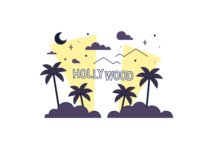 700x490 Free Hollywood Lights Vector