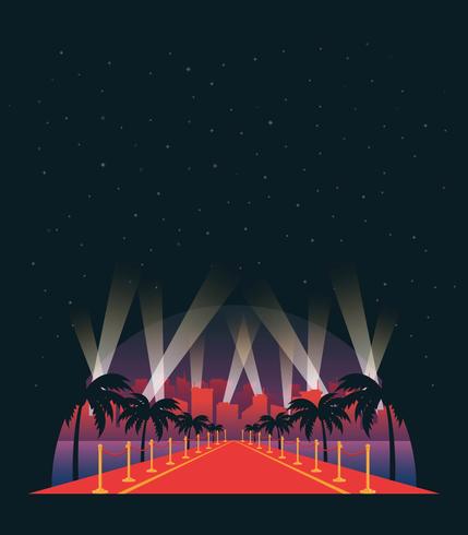 429x490 Hollywood Red Carpet Vector Illustration Background