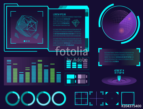 500x383 Futuristic Interface Space Motion Graphic Infographic Game And Ui