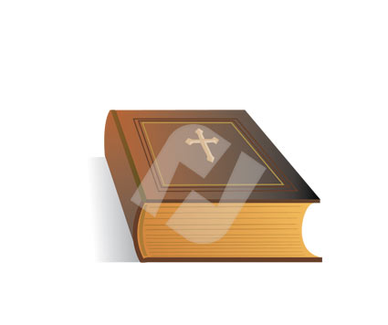 425x356 Holy Bible Vector Clip Art 00292