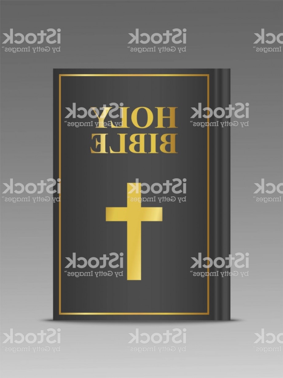 921x1228 Closed Holy Bible Vector D Template Religion Book Mock Up With