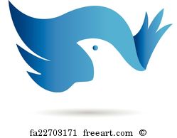 249x194 Free Art Print Of Bird And Peace And Holy Spirit Logo. Bird And