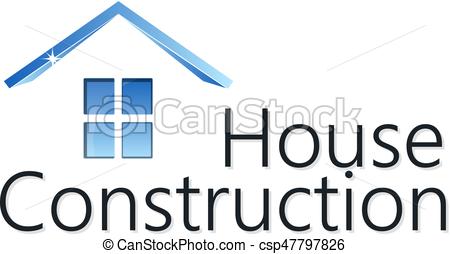 450x254 Home Construction Silhouette. Home Construction Business Silhouette.