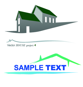 340x358 House Creative Logos Vector Illustration 01