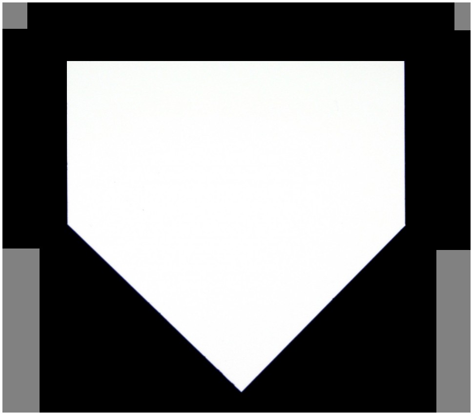 969x850 Home Plate Baseball