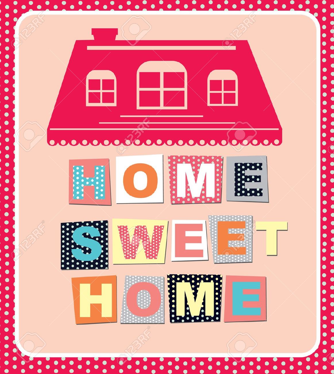 Home Sweet Home Vector