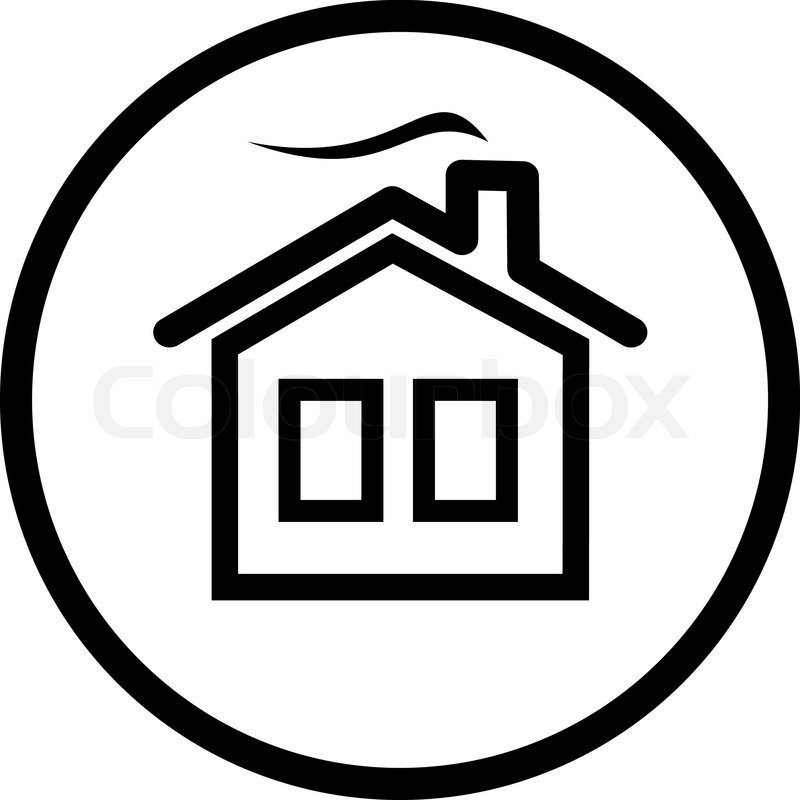 800x800 Vector Icons Of Home Stock Vector Colourbox