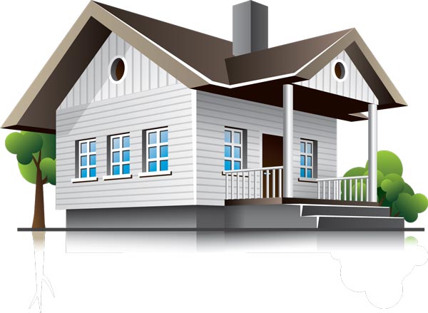 600x439 3d Houses And Office Buildings Vectors