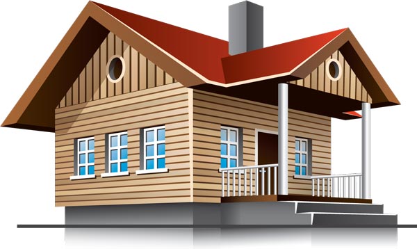 600x358 3d Houses And Office Buildings Vectors