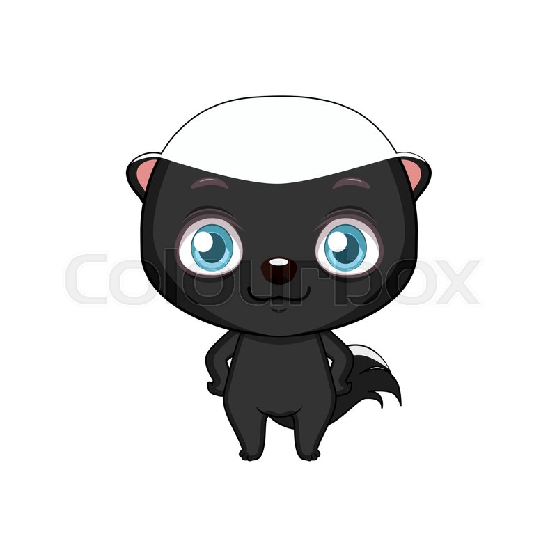 800x800 Cute Stylized Cartoon Honey Badger Illustration ( For Fun