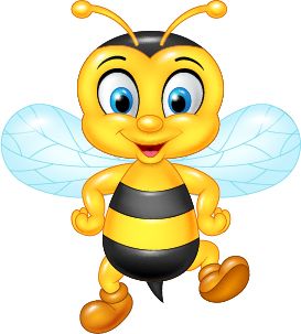 273x303 Cartoon Cute Bee Vector 02 Del Jardin Bees