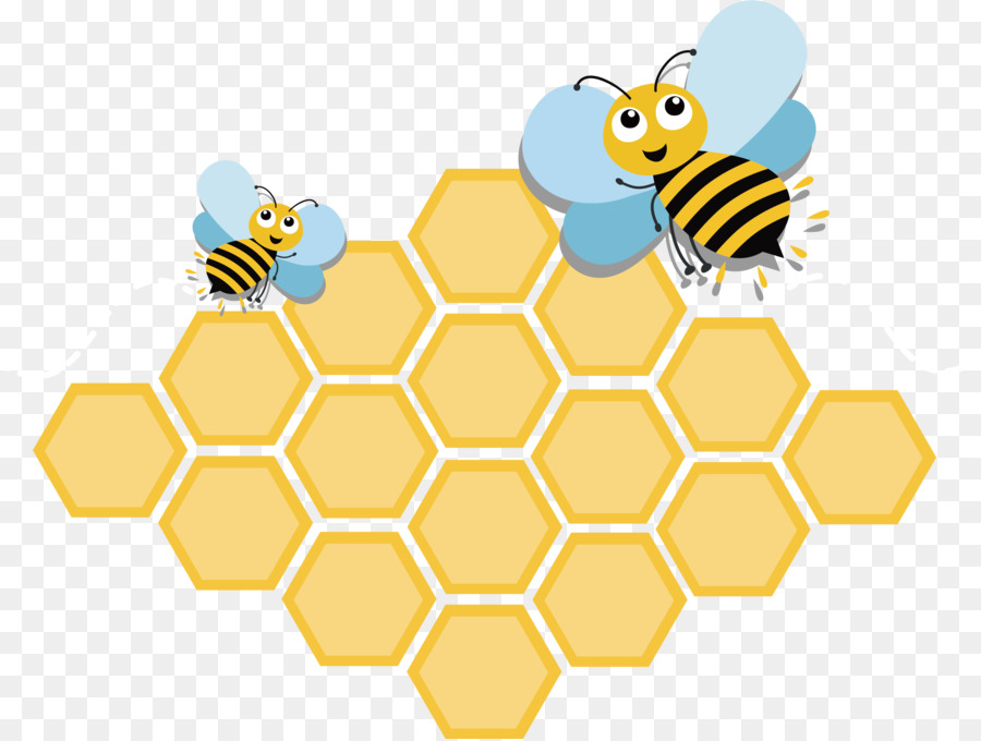 900x680 Honey Bee Honeycomb