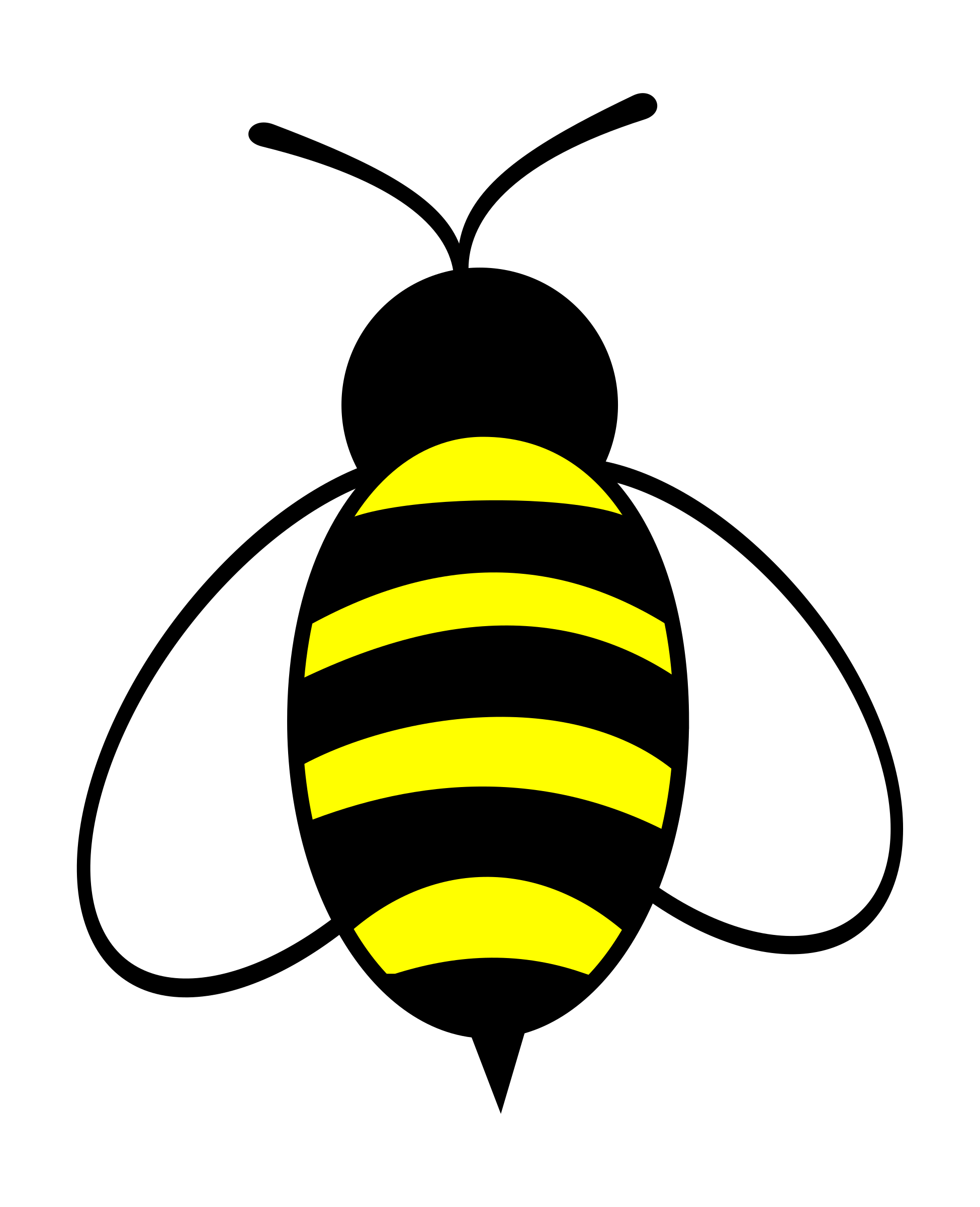 1949x2400 Bee Vector