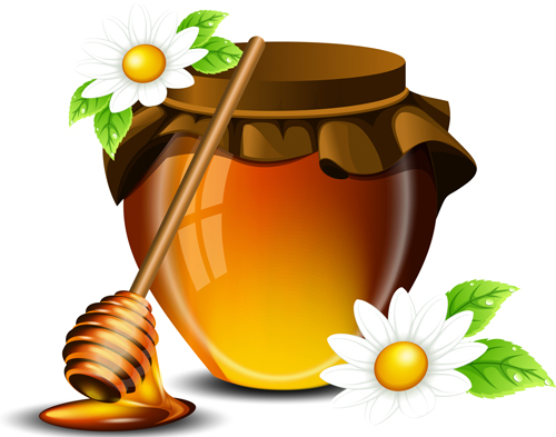 500x393 Jar With Honey Vector Graphics 03 Free Download