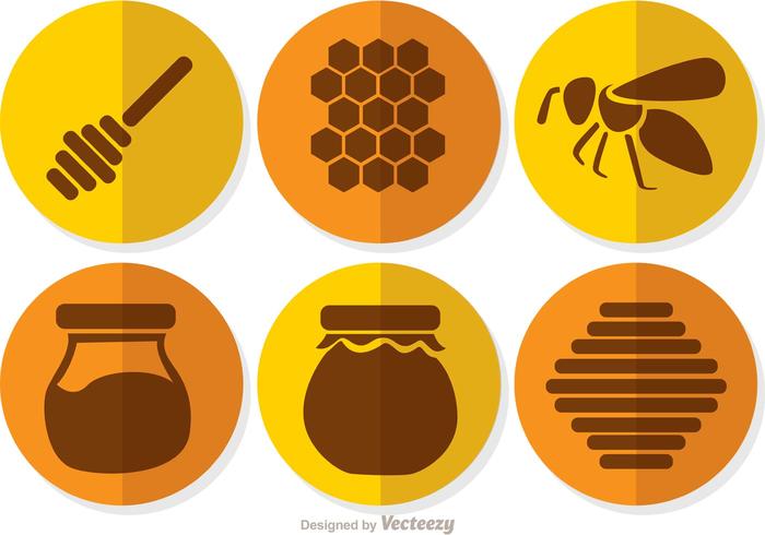 700x490 Circular Honey Vectors