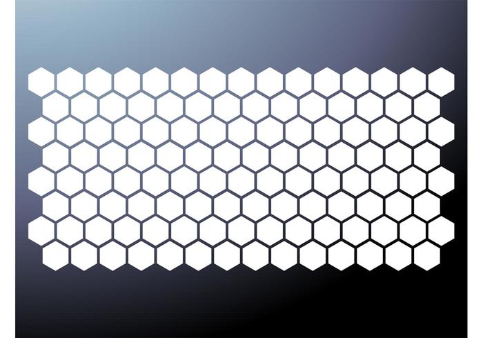 700x490 Honeycomb Pattern Vector