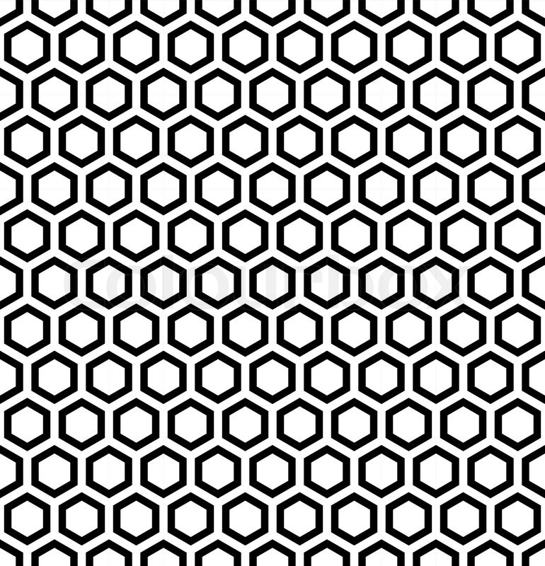 770x800 Honeycomb Pattern. Seamless Hexagons Texture. Vector Art. Stock