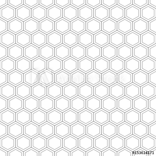500x500 Honeycomb Seamless Pattern.vector Illustration.hexagonal Texture