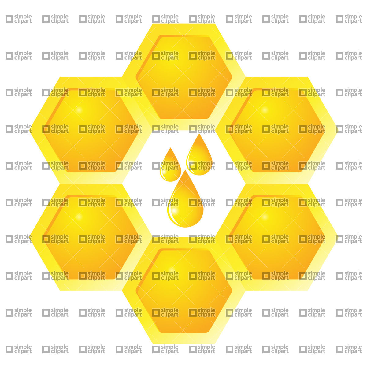 1200x1200 Honeycomb Vector Image