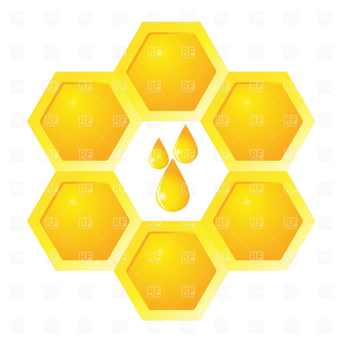 1200x1200 Honeycomb Vector Image Vector Artwork Of Design Elements