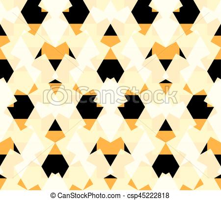 450x409 Seamless Pattern Abstract Honeycomb Mosaic. Vector Illustration.