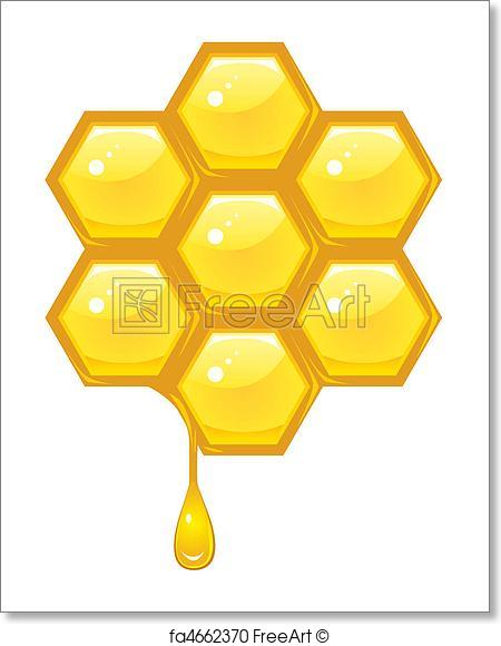 450x580 Free Art Print Of Honeycomb Vector Freeart Fa4662370
