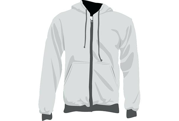606x410 Best Free Hoodie Templates Plain White Template Vector