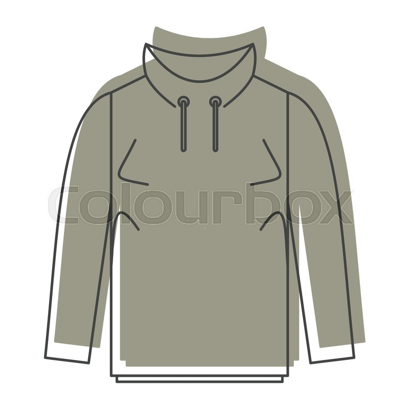 800x800 Hoodie In Doodle Style Icons Vector Illustration For Design And