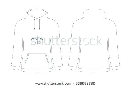 450x301 Free Vector Hoodie Template Hoodies Art Graphics Front And Back