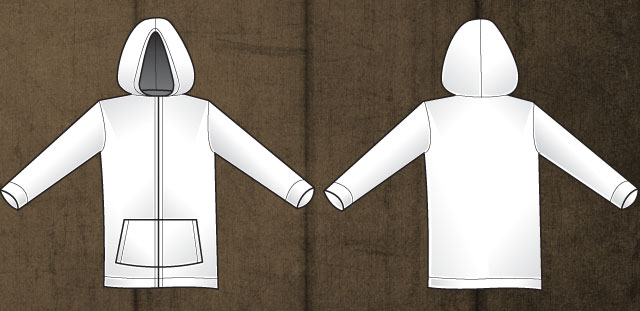 640x311 Vector Hoodie T Shirt Template Free Download T Shirt Template