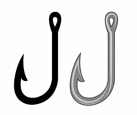 468x393 Fishing Hook Vectors Stock In Format For Free Download 680.12kb